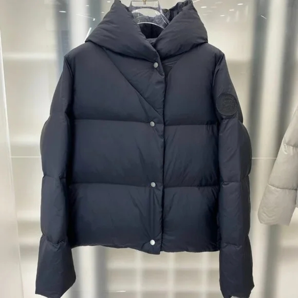 Canada Goose Dark Puffer Jacket with Hood